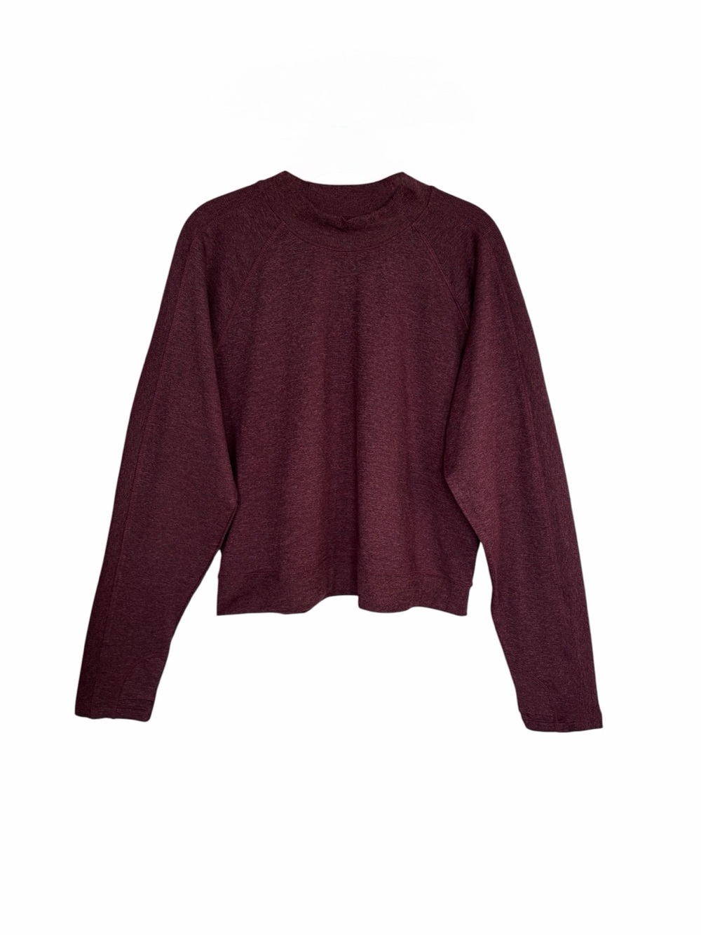 Old Navy Active Cozecore Womens XL Mock Turtleneck Long Sleeve Burgundy Top NWT